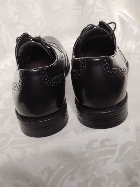 Johnston & Murphy, Atchison Wingtip Shoes, Black 20-6287, Men’s Size 8M (US) main image 7